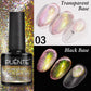 PUENTE 7.5ML Golden Gems Cat Magnetic Gel Nail Polish Pink Brown Blue Colors Golden Glitter Cat Eye Soak Off UV Nail Art Varnish