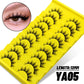 GROINNEYA Manga Lashes Mixed style 5/9/20 Pairs 3D 6D 8D Mink Lashes Natural Eyelashes Soft Cross Wispy False Eyelashes Eyelash