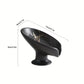 Ceramic self draining water and fertilizer soap rack, marble appearance, leaf shaped soap tray, easy to clean bathroom