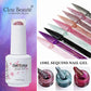Clou Beaute Glitter Gel Nail Varnishes Winter Color Sparkling Sequins Soak Off UV LED Varnish Nail Art Decoration Base Top Coat