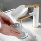 2-in-1 Bathroom Soap Holder with Suction Cups, Countertop Self Draining Soap Dish, Dual Storage for Round Square Large Soap