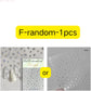 1piece 5D glass fragment nail sticker high quality stained glass window grille design glitter art decoration design nail sticker