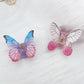 Simulation Butterfly Hair Claw Acrylic Claw Clip Temperament Grab Hair Clips for Girls Ins Trendy Hair Accessories Gift