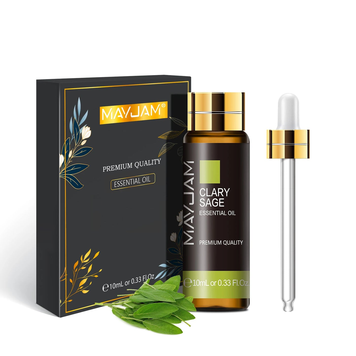 MAYJAM 10ml Pure Essential Oil Lavender Eucalyptus Vanilla Sandalwood Jasmine Bergamot Lemongrass Cinnamon Grapefruit 1pc