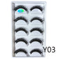 NEW 5 Pairs 3D Y08 Natural Mink False Eyelashes Fluffy Style Makeup Eyelash Fake Eye Lashes Faux Cilios Make Up Beauty Tools