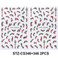 2pcs Christmas Holly Nail Art Stickers Xmas Flower Leaf Designs Jolly New Year Winter Adhesive Decals Sliders Decoration