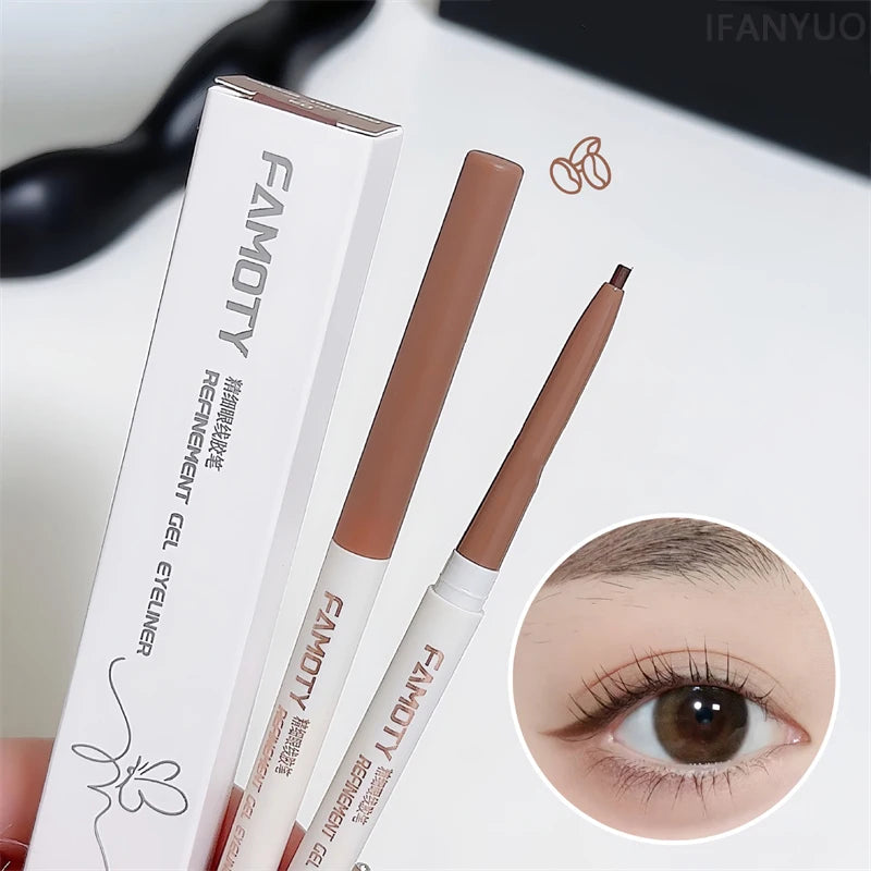 1PC Lying Silkworm Eyeliner Gel Pen Smooth Long Lasting Matte Eyeliner Waterproof Eye Liner Gel Pencil Quick Dry Korean Makeup