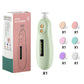 Baby Nail File Electric Baby Nail Care Set with LED Light, Baby Nail Trimmer for Newborn/Infants/Adults Toenails and Fingernail