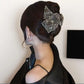 Fashion Rhinestone Hair Clip Temperament Shiny Hair Claws Fabric Triangular Hairpin Hair Accessories For Daily Party Gift
