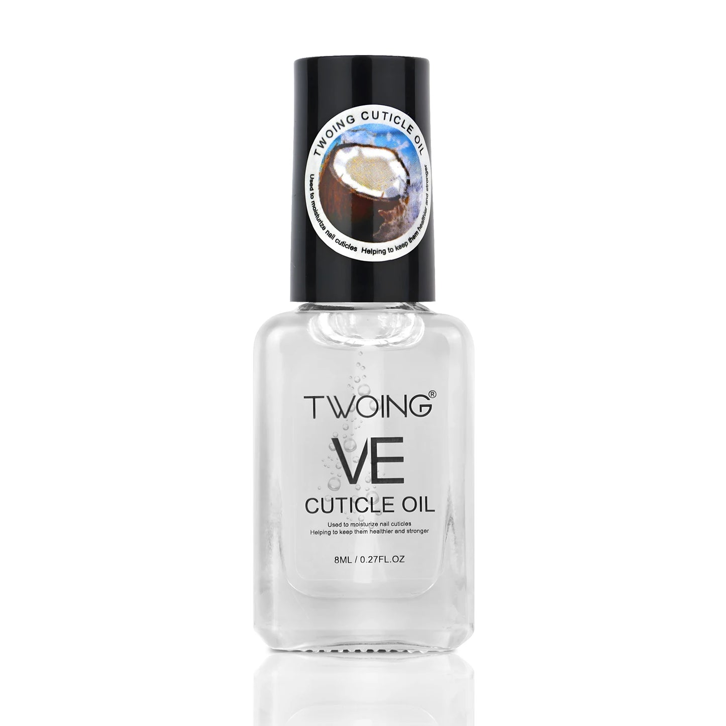 TWOING Vitamin E Nail Care Oils，Nail Cuticle Hydration & Nail Strengthening, Deeply Moisturizing for Healthier,Shinier,Nails 8ML