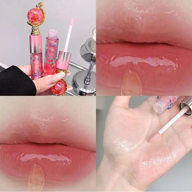 MAGIC CASA Shimmering Lip Gloss — Hydrating and Moisturizing, Mirror Finish, Plumping Glass-Like Lips