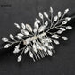 Wedding Comb Head Jewelry Bride Hair Clips Headpiece Crystal Women Tiaras Bridal Hair Accessories Women Hair Ornaments SL