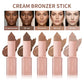 3D Bronzer Contour Stick Face Makeup Lasting Smooth Contour Bronzing & Contouring 2 IN 1 Creamy Bronze Stick Cosmetics 5 Colors