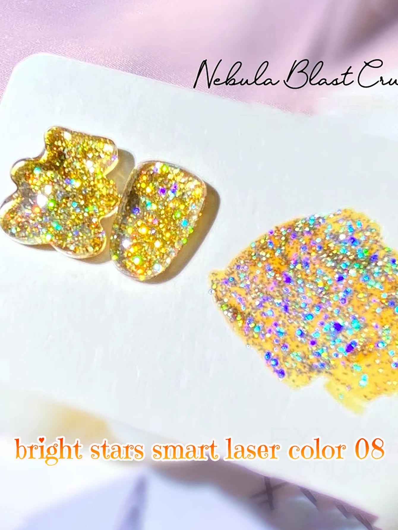 MIANEL 1-12PCS Star-chasing Moon-chasing Gel Nail Polish 2026 Popular Whitening Strobe Sequin Flashing Nail Polish White Nails