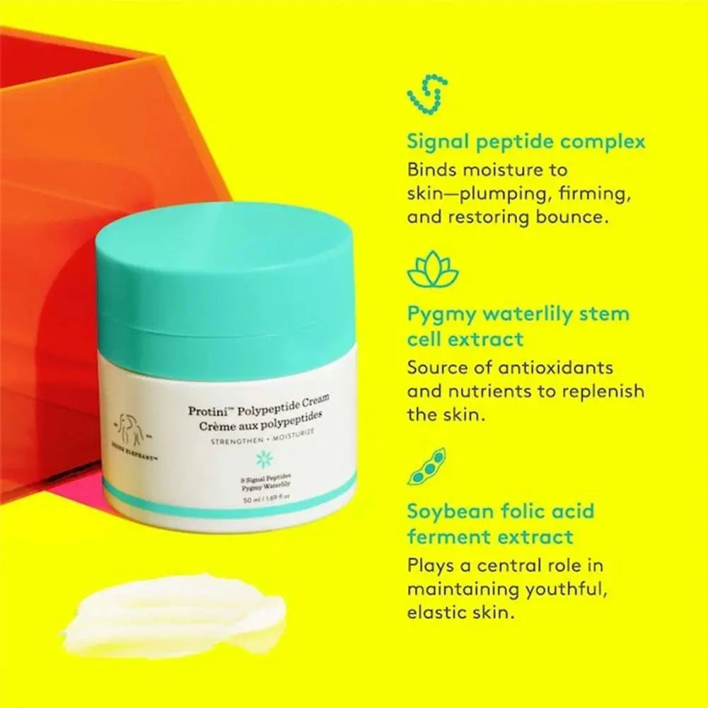 Lala Retro Whipped Cream Polypeptide Protein Strengthen Moisturize Anti-aging Primer Hydrating Face Cream Skin Care
