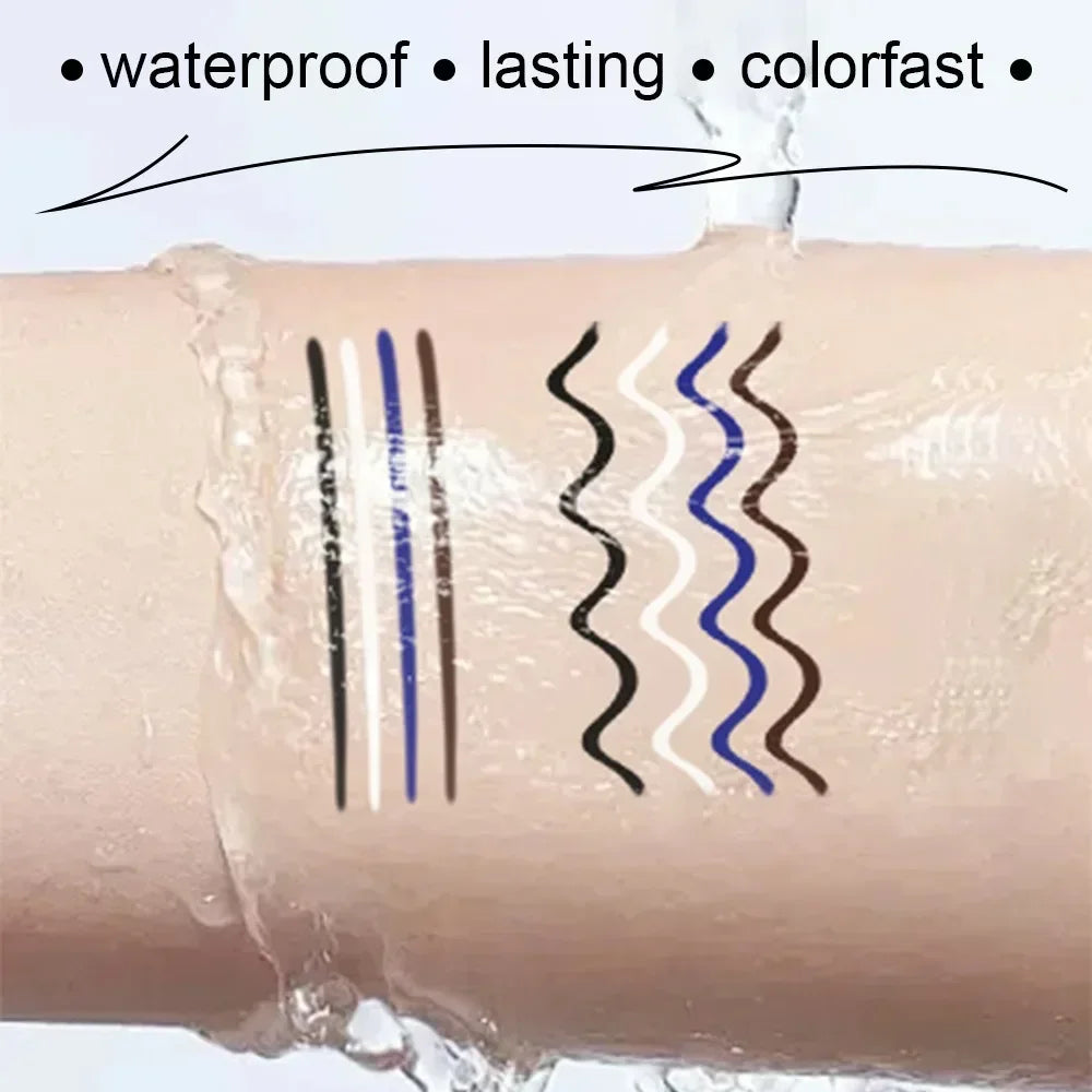 Quick-drying Eyeliner Waterproof Liquid Eyeliner Gel Pen Colourful Pigment Long Lasting Smooth Pencil Eye Beauty Makeup Cosmetic