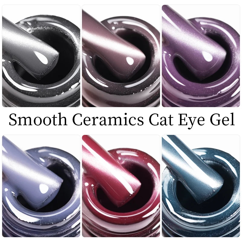 7.5ML Pink Blue Nail Gel Cat eye Semi Permanent Nail Art Soaking UV LED Nail Salon DIY Nail Salon Gel For Autumn And Winter