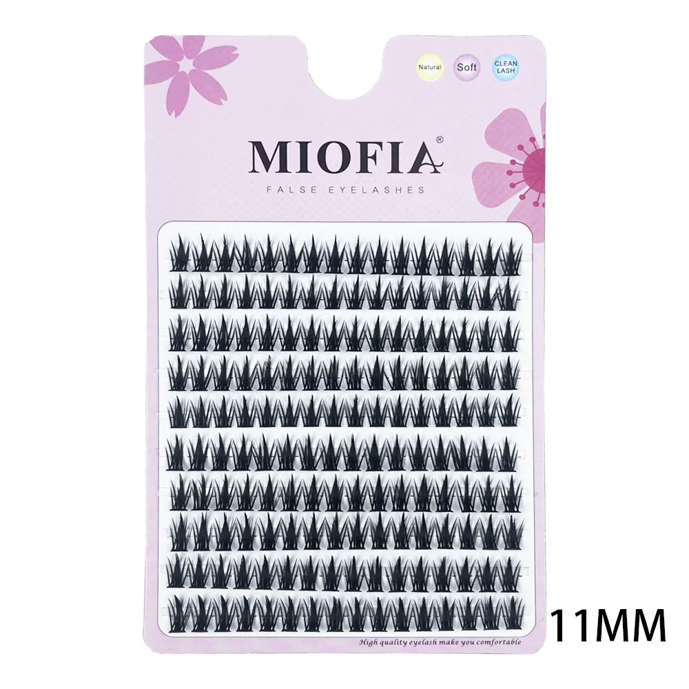 160 Bunches Mink Eyelashes 3D Natural Wispy Russian Volume Individual Eyelash DIY Eyelash Extension Makeup Tool Lashes Wholesale