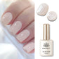 BORN PRETTY Milky Jelly Rubber Base Gel for Gel Nail Polish 15ml Russian Self-leveling Nude Color Soak Off Semi Permanent UV Gel