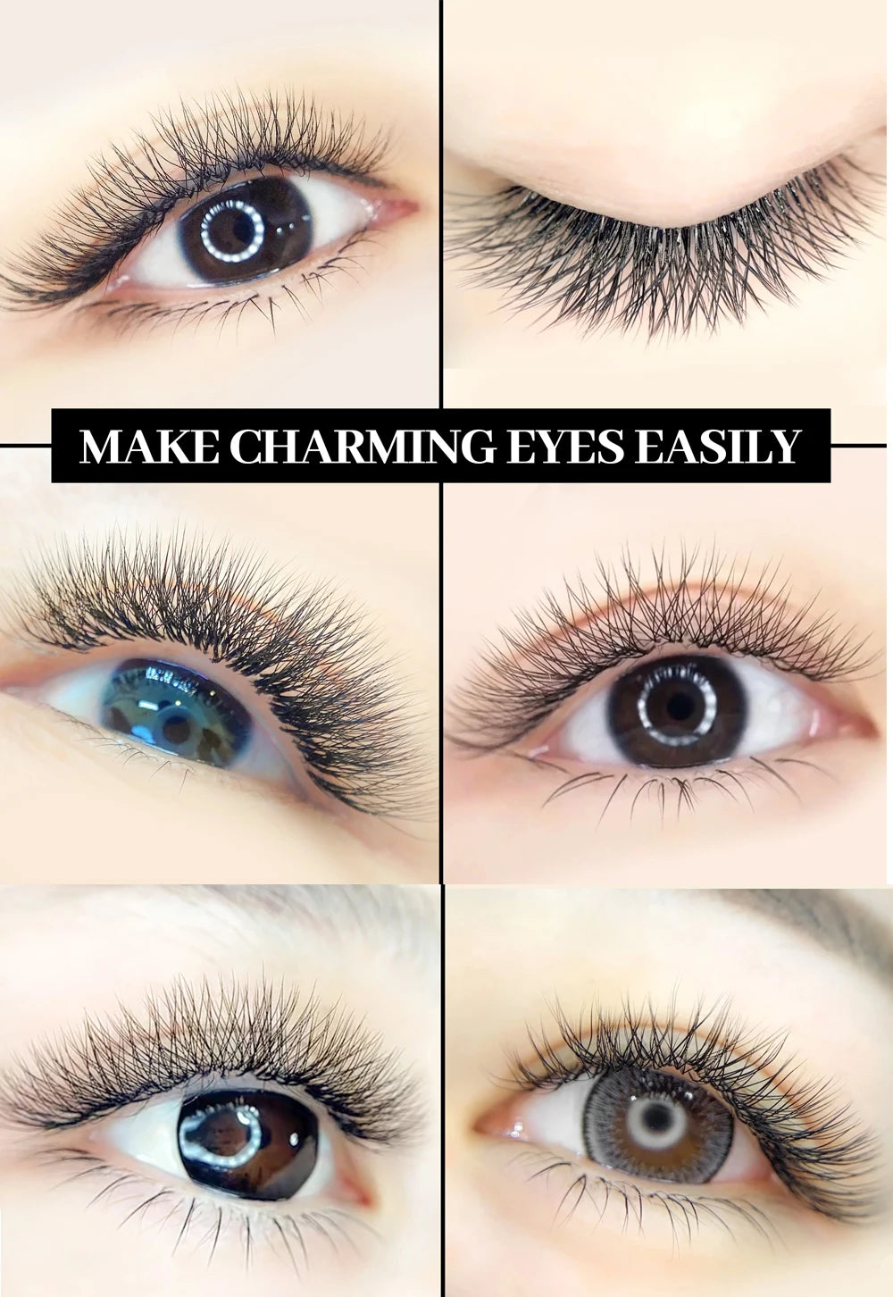 Goddess 3D/4D/5D/6D/7D/8D W Shape Lashes 4D Premade Fan Lash Extensions 0.07 C/D Curl Natural Soft High Quality Individual Lashe