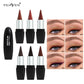 Coffee Brown Velvet Eyeliner Stick Matte Waterproof Long Lasting Eyeshadow Eyeliner Gel Pen Smooth Quick Drying Eyeliner Cream