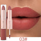 1/3Pcs Double Head Matte Lipstick Sexy Red Lip Gloss Set 2 in 1 Matte Lip Stick Non-stick Cup Lasting Waterproof Makeup Beauty