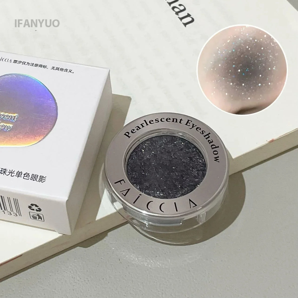 Pearlescent Eyeshadow Gel Glitter White Gold Black Wet Eyes Shadow Highlighter Monochrome Metallic Pearl Eye Pigments Cosmetics