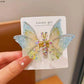 Three-dimensional Rhinestone Butterfly Hairpin Multicoloured Moving Wings Hair Clip Headwear Hair Accessories for Children