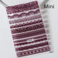 1pcs White 5D Pearl Lace Wave Lines Nail Art Stickers Elegant Exquisite Nail Decoration Decals DIY Self Adhesive Transfer Slider