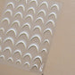 1pcs White 5D Pearl Lace Wave Lines Nail Art Stickers Elegant Exquisite Nail Decoration Decals DIY Self Adhesive Transfer Slider