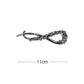 1PC Fashion Hairpins Frog Buckle Ponytail Hair Clips Metal Rhinestone Banana Clip Irregular Hair Clip Headdress Hair Accessories