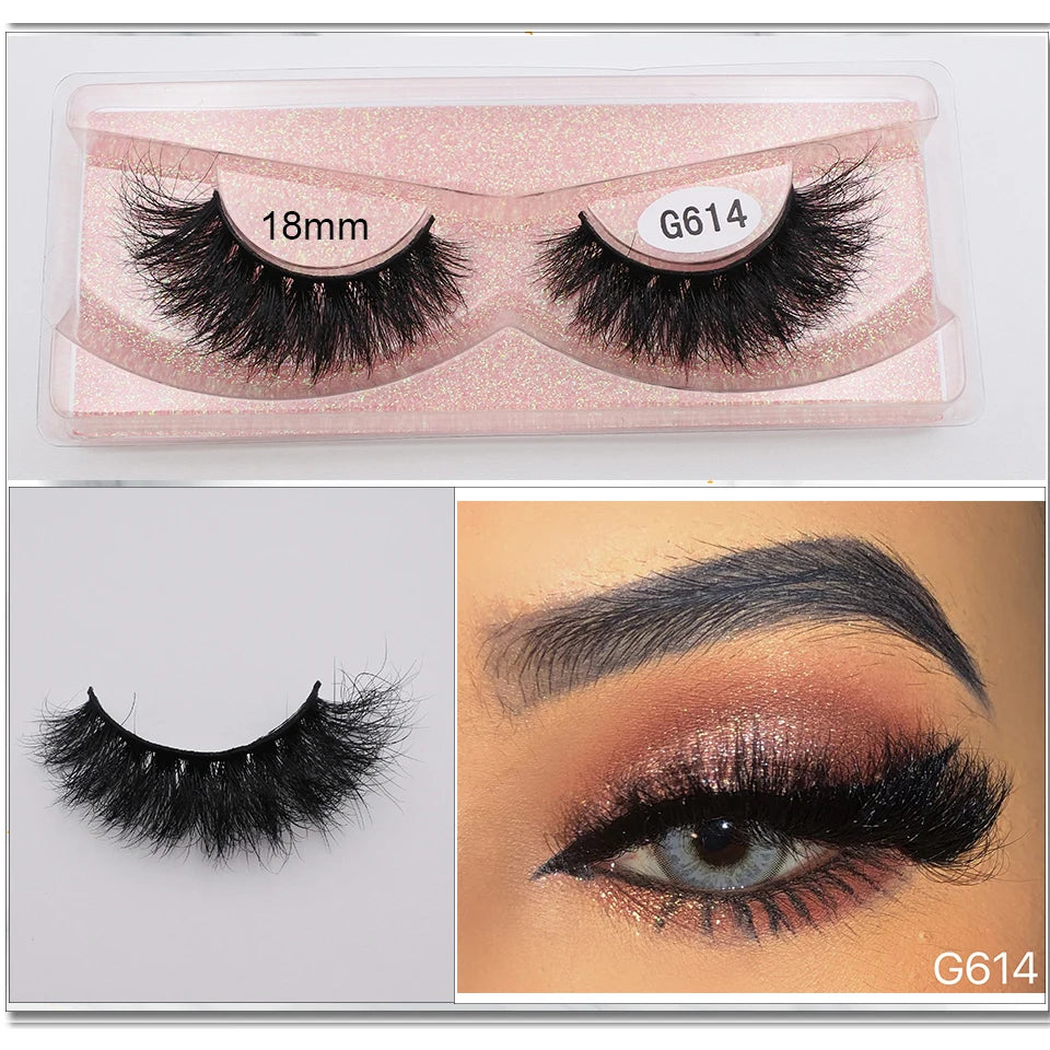 Mink Eyelashes New Soft Natural Full Strip Lashes Vendor Wholesale Fluffy Wispy 3d Mink Lashes Suppliers