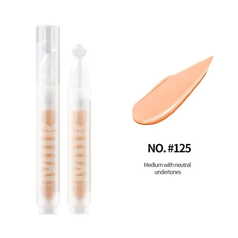 Milk Liquid Concealer,Full Coverage Base Makeup Contour Brightening,Dark Circles Corrector, Foundation Bb Cream,Cover Acne Pores