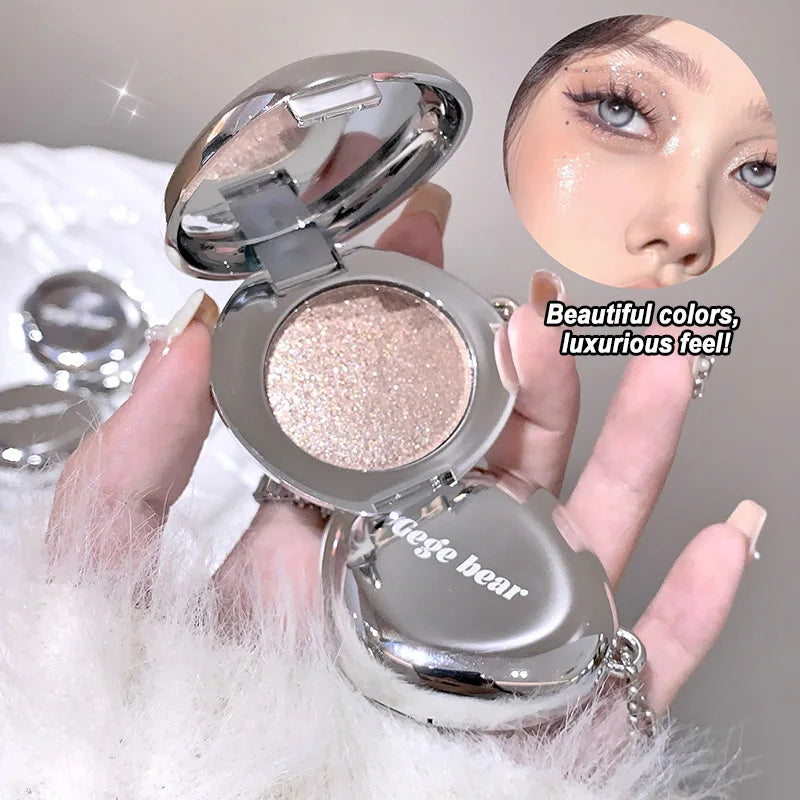 4-color Starry Diamond Highlighter Cream for Face, Collarbone Brightening, Pearlized Shine and Dewy Skin,Face Makeup Product