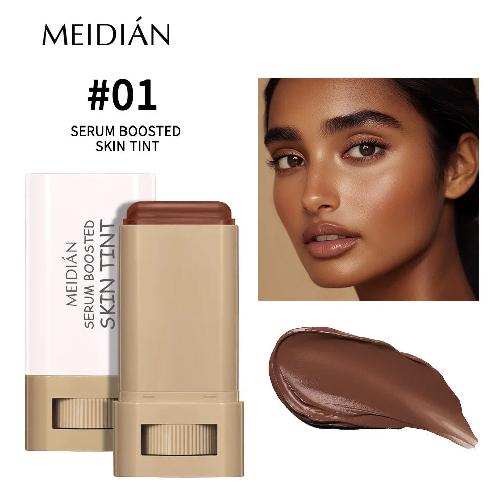 TVLV eraser foundation make-up stick 20g, with brush to brighten skin liquid foundation, long-lasting makeup concealer