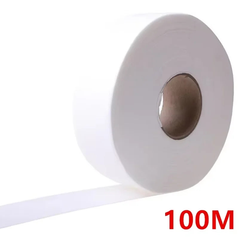 High Quality 1 Roll 50m 100m Nonwoven Wax Strips For Hair Removal Body Cloth Hair Remove Wax Paper Rolls Hair Removal Epilator