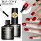 2PCS 8.5ml Base Coat & Top Coat Gel Nail Polish Set - Long Lasting Soak Off LED Nail Lamp Gel Base Top Coat Finish Nail Varnish