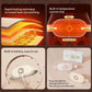 Menstrual Heating Pad Heated Massage Belt Menstrual Pain Relief Hot Compress Pad Abdominal Massage Period Warm Palace Belt