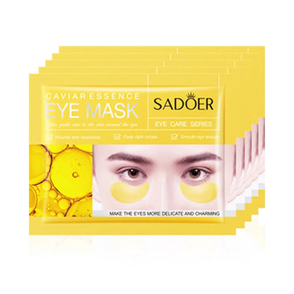 5/10/20 Pairs SADOER Crystal Collagen Eye Mask Anti Dark Circles Removal Eyes Bags Moisturizing Eye Patches for Eyes Skin Care