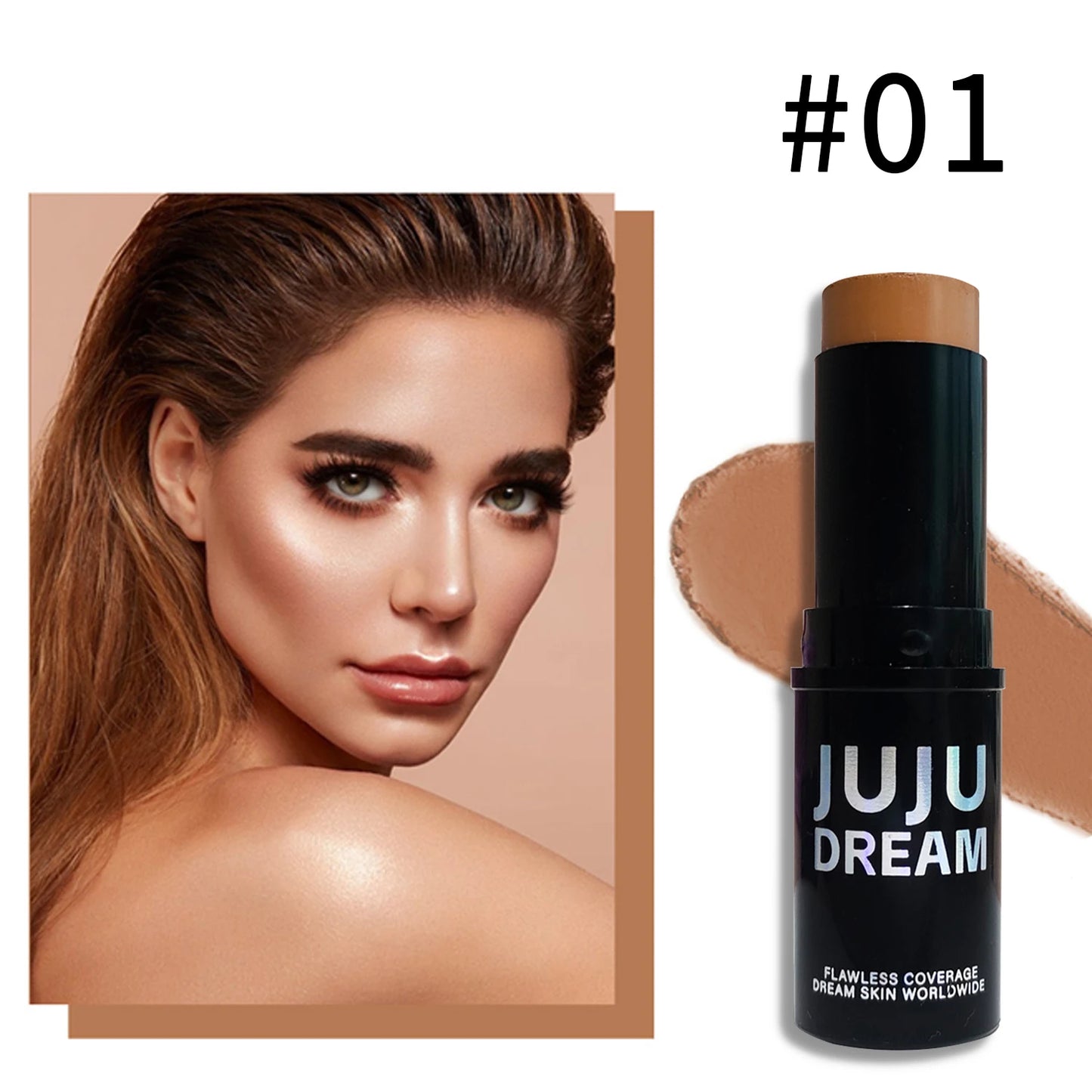 Multipurpose Face Highlighter Stick Natural Blush Cream Concealer Contouring Makeup Easy Blendable for Festive Gifts