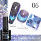 PUENTE 7.5ML Vibrant Blue Cat Eye Gel Nail Polish High Glossy Long-Lasting Soak Off UV Semi-Permanent Nail Art Varnish Manicure