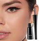 3-Color Matte Eyeliner Set - Grey Blue Black Waterproof Long-Lasting Fade-Proof Liquid Eyeliner with Brush for Easy Application