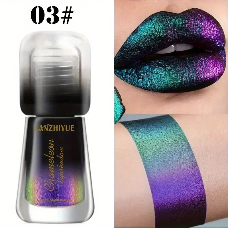 Chameleon Liquid Eyeshadow Pearl Burst Monochrome Metal Eyeshadow Liquid Eyeshadow