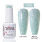 Clou Beaute Glitter Gel Nail Varnishes Winter Color Sparkling Sequins Soak Off UV LED Varnish Nail Art Decoration Base Top Coat