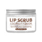 Hllozzi 50g lip scrub jojoba oil vitamin C hydrating moisturizing mild non-irritating watermelon, coconut, apple