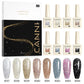 CANNI Gel Nail Polish Glitter Diamond Sparkle Color Collection Gorgeous Color HEMA FREE Soak Off UV LED Semi Permanent AurorGel