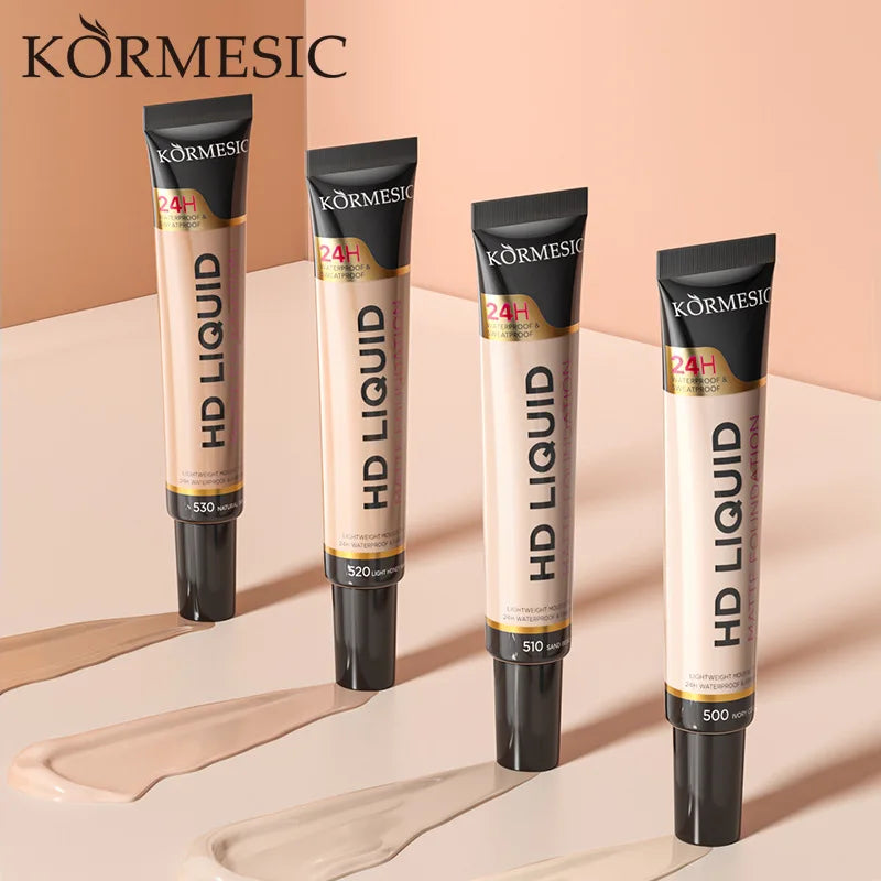 Liquid foundation naturally covers flaws without sticking powder plain face cream transparent conceals Beauty blemishes