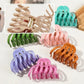 1/4PCS Octopus Silicone Claw Clip,Super-safe Head Protection,Banana Clip,Soft Flexible Jaw Clip for Women Hair Accessory