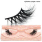Half Eye Lashes Natural 3D Mink Short False Eyelashes Fluffy Wispy Cross Strip Fake Lashes Soft Half Eyelashes Extension Makeup