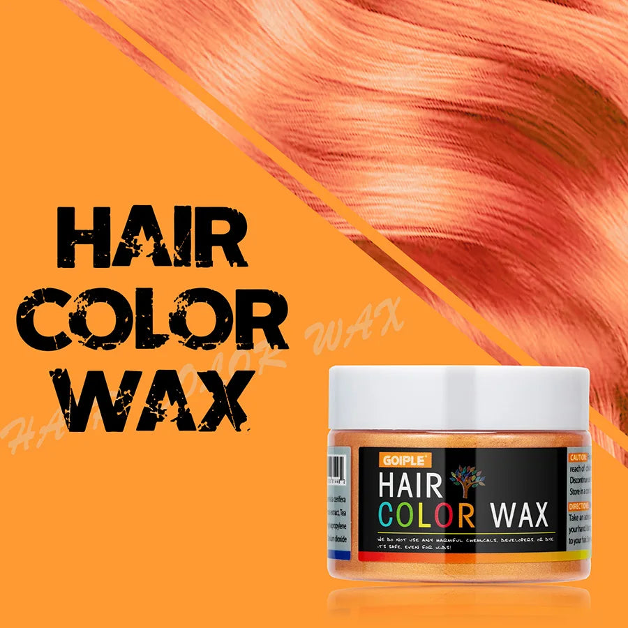 GOIPLE Fashion One-Time Hair Color Wax Styling Temporary Dye Cream Gel Diy Mud Pomade For Beards Eyebrow Easy To Wash